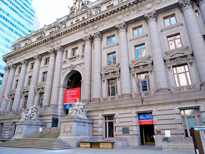 Cosa vedere a Lower Manhattan e nel Financial District - Museo degli Indiani Americani