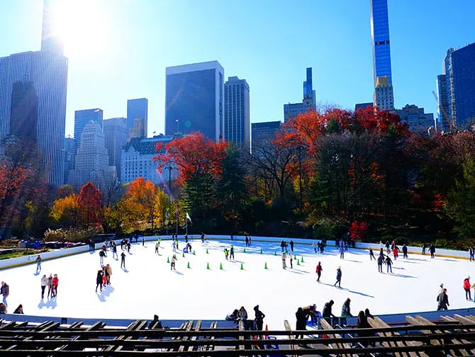 Pattinare a New York - Central Park