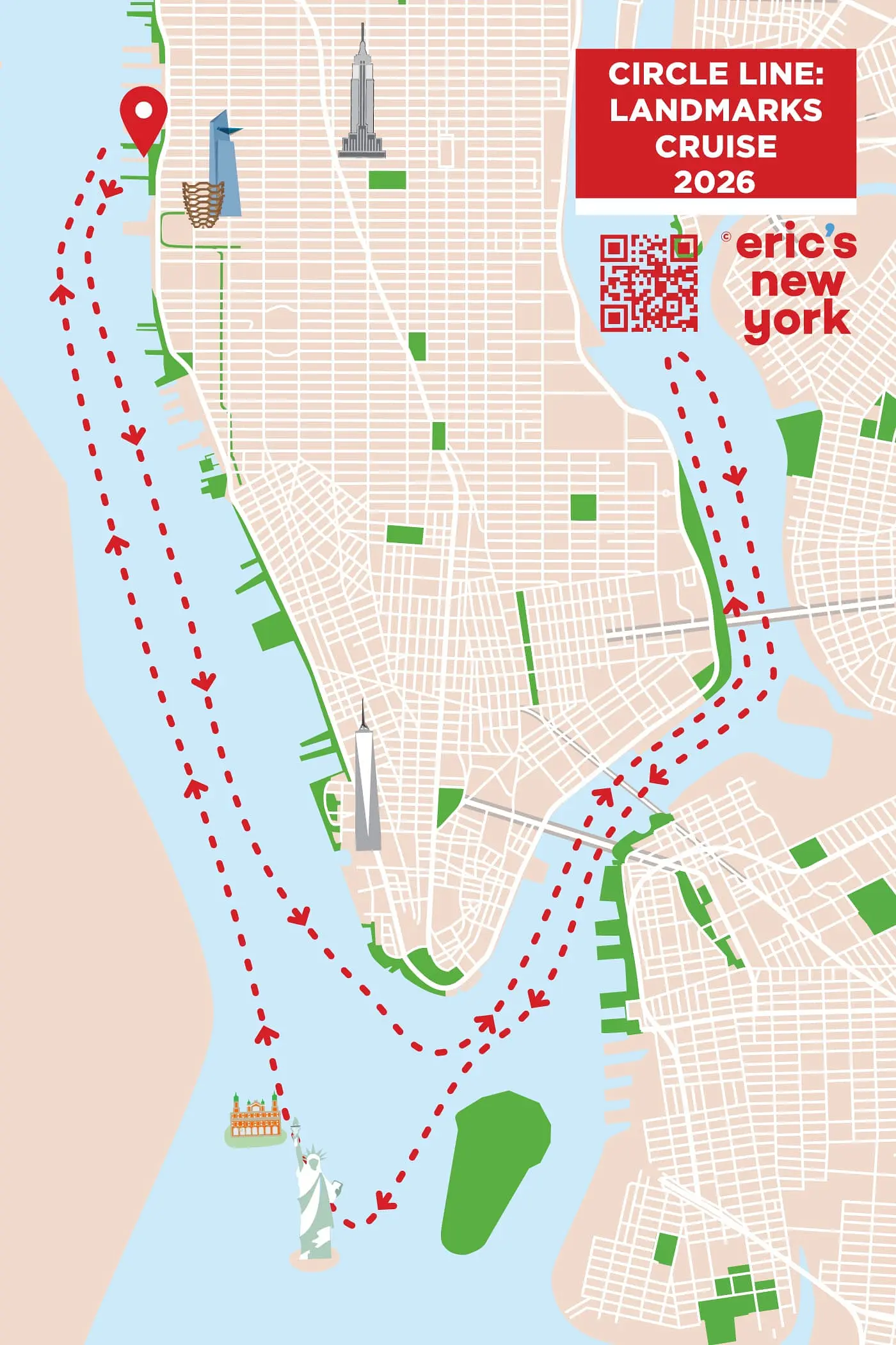 Circle Line Crociera Landmarks - Itinerario