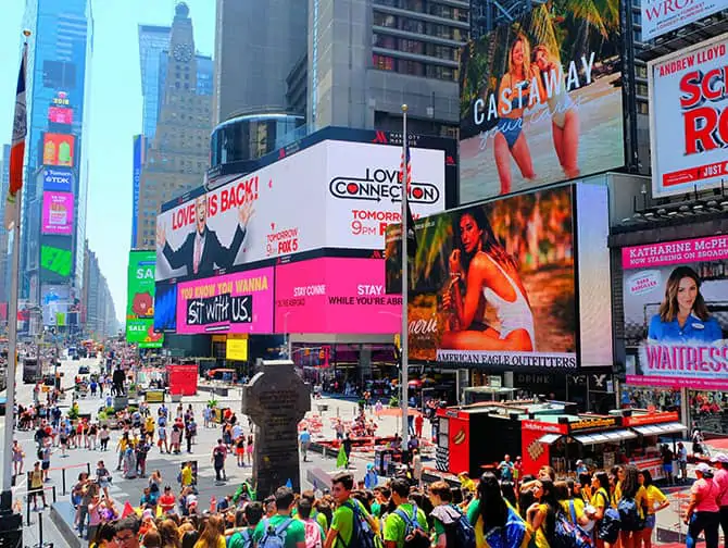 Cosa vedere a Times Square - Gente