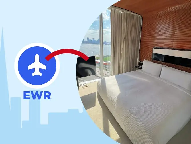 Aeroporto Newark a un hotel nel New Jersey