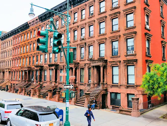 Cosa vedere a Harlem New York - Case in brownstone