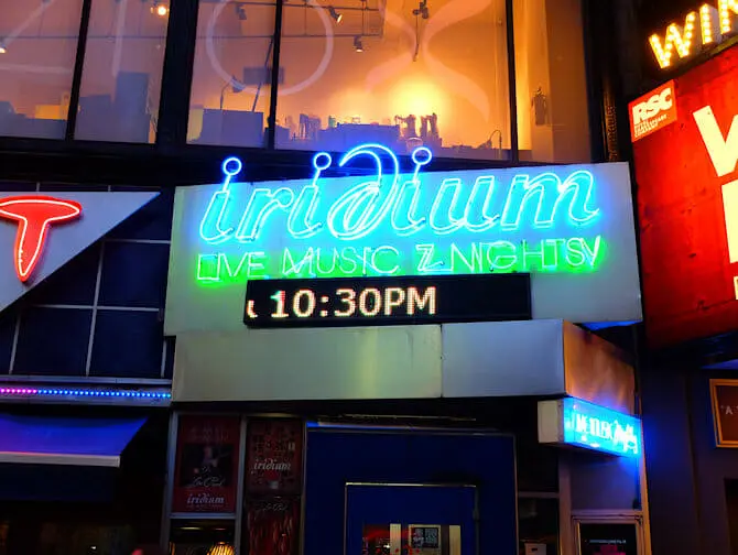 Jazz e blues a New York - Iridium