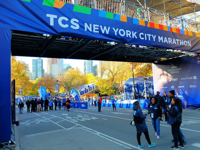 Maratona di New York - Traguardo
