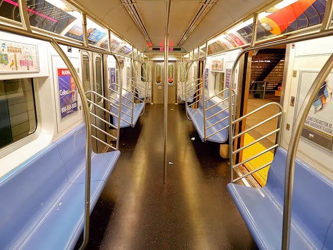 La metro di New York - Posti a sedere