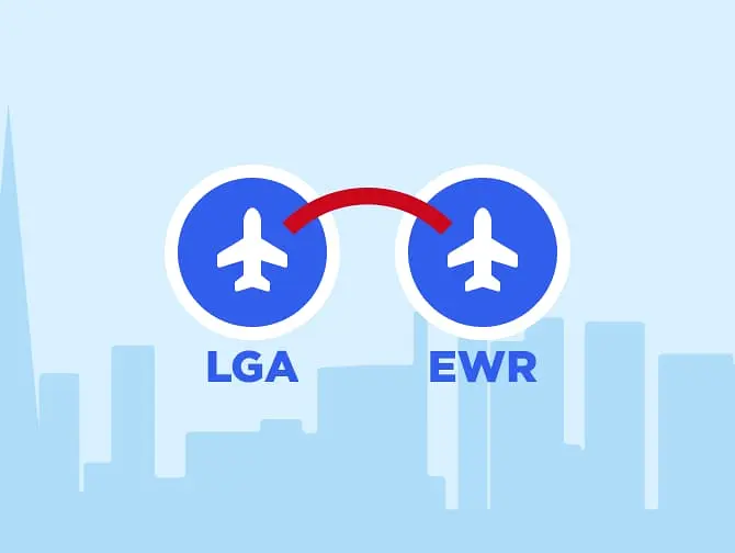 Collegamenti da Newark a LaGuardia o da LaGuardia a Newark