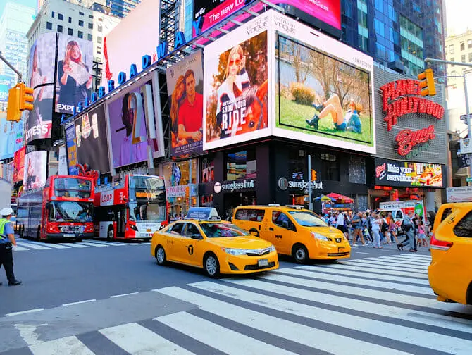 I taxi a New York - Taxi nell'ora di punta a New York