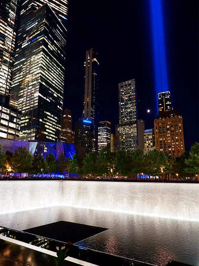 Ground Zero a New York - Luci