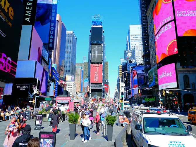 Cosa vedere a Times Square - Di giorno