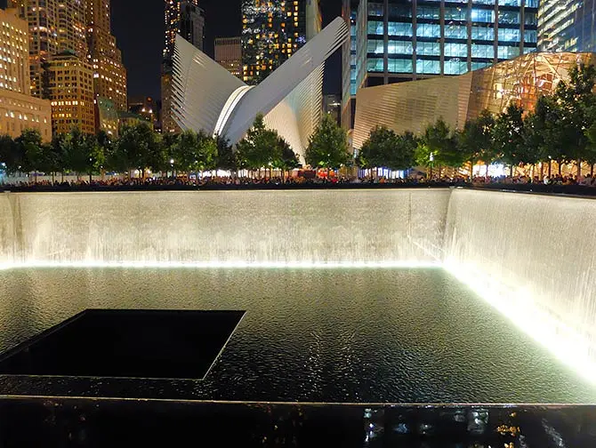 9/11 Memorial a New York - Sera