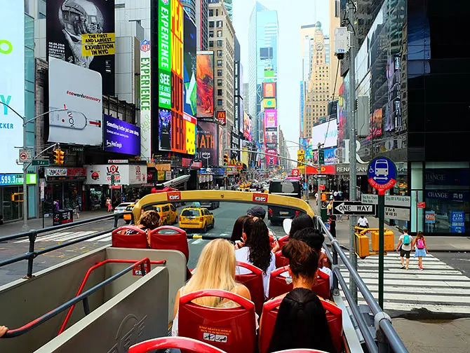 Big Bus a New York - Vista