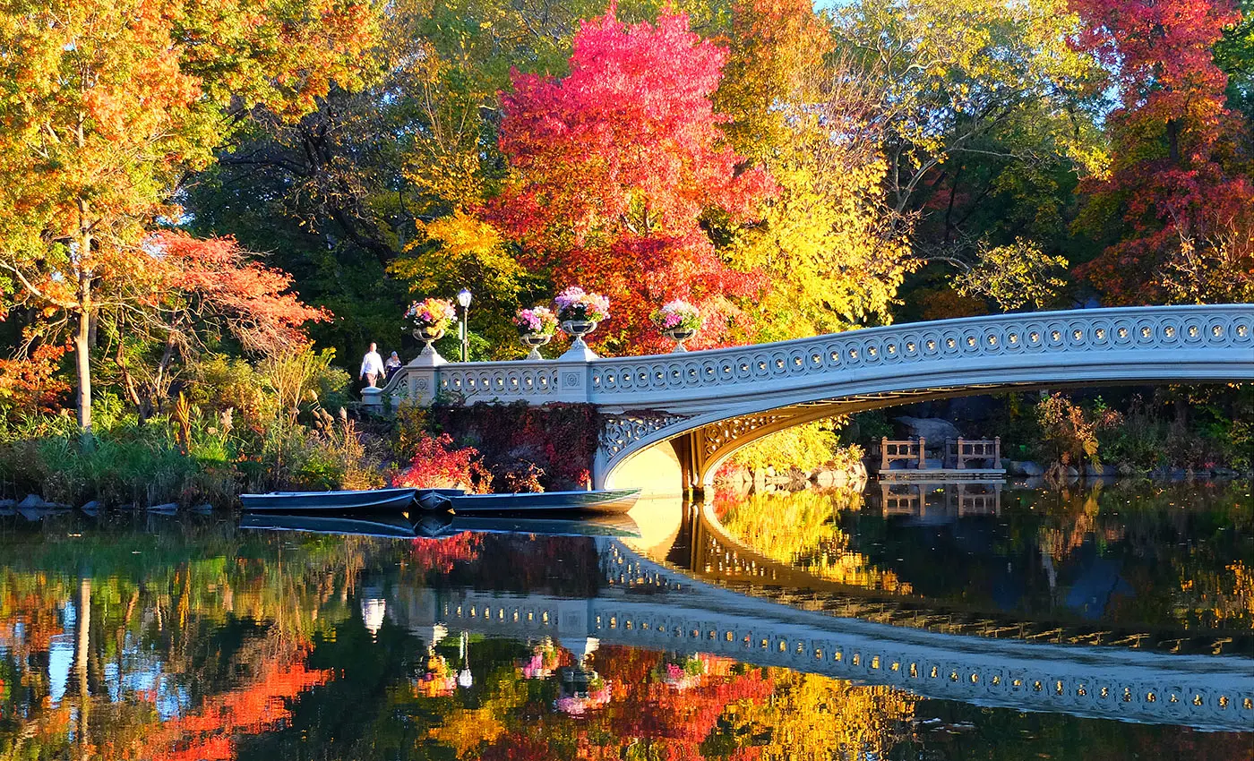 Central Park a New York - Bow Bridge