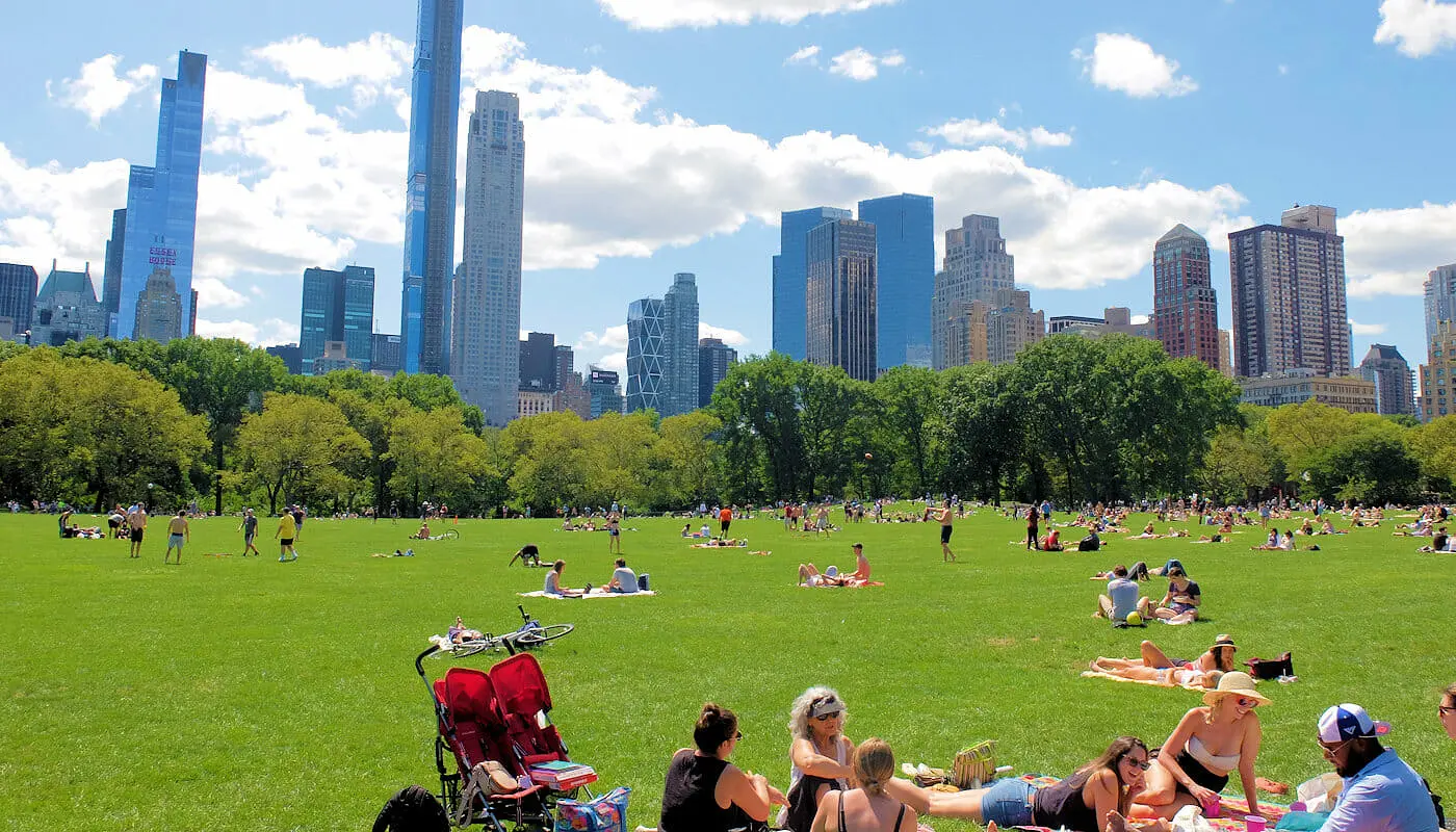 Central Park a New York - Sheep Meadow
