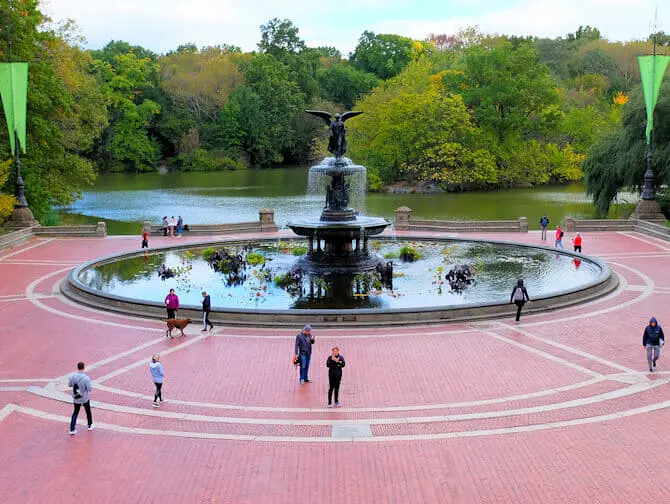 Central Park a New York - Bethesda Fountain