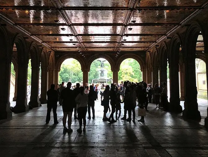 Central Park a New York - La Bethesda Terrace