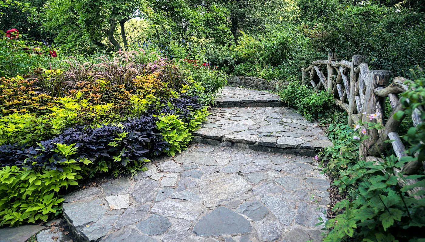 Central Park a New York - Shakespeare Garden