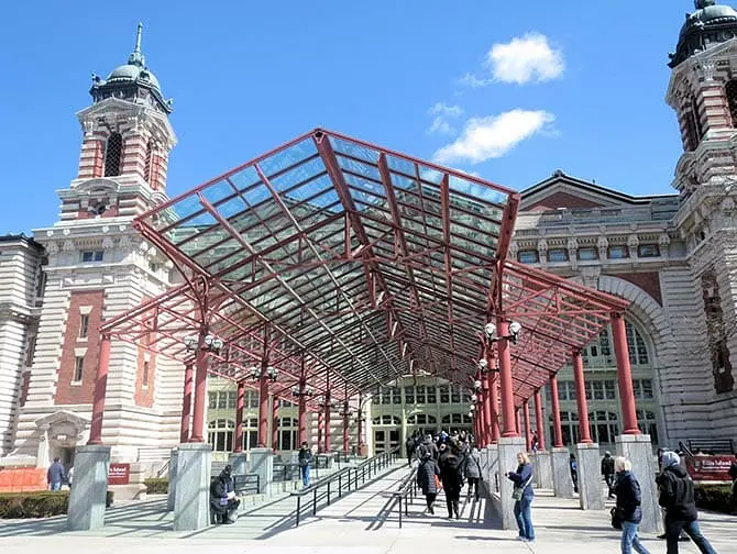 Ellis Island a New York - Entrata del museo