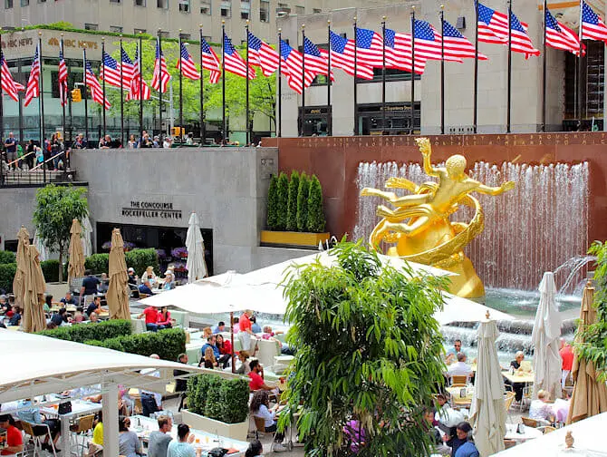 Rockefeller Center di New York - Terrazza
