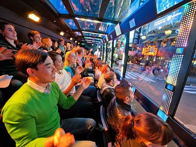 dentro il The Ride New York