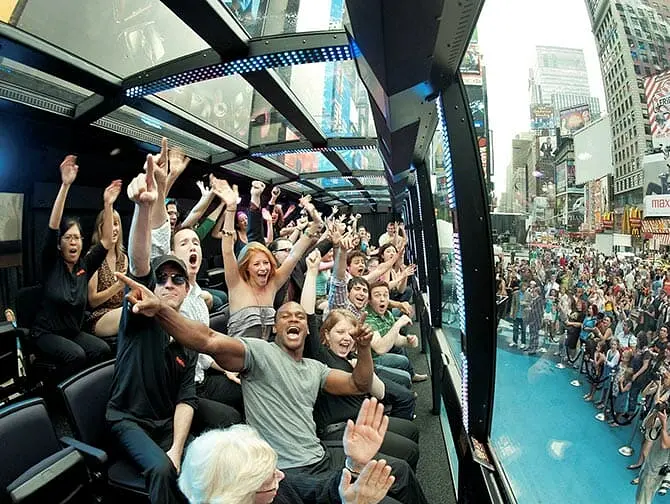 L'onda al The Ride New York City