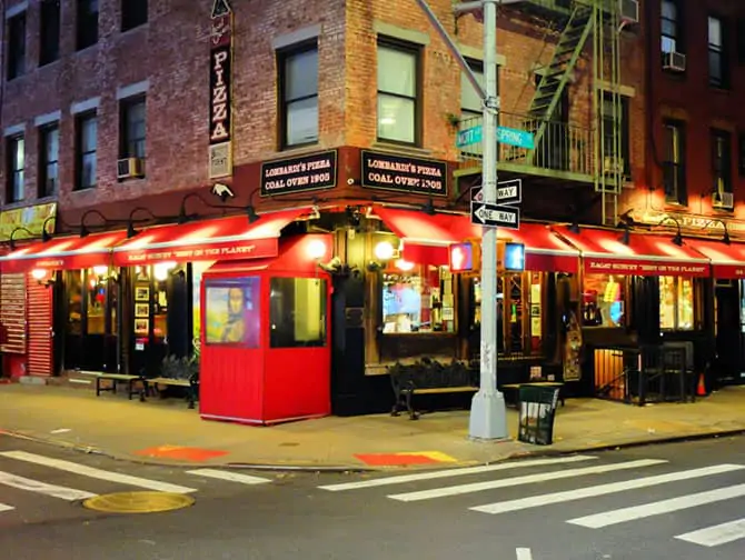 La migliore pizza a New York - Lombardi's