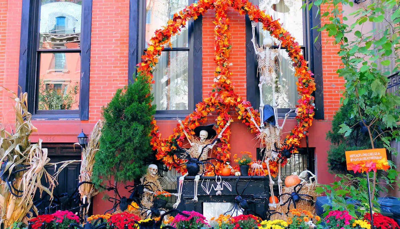 Halloween a New York - Case decorate