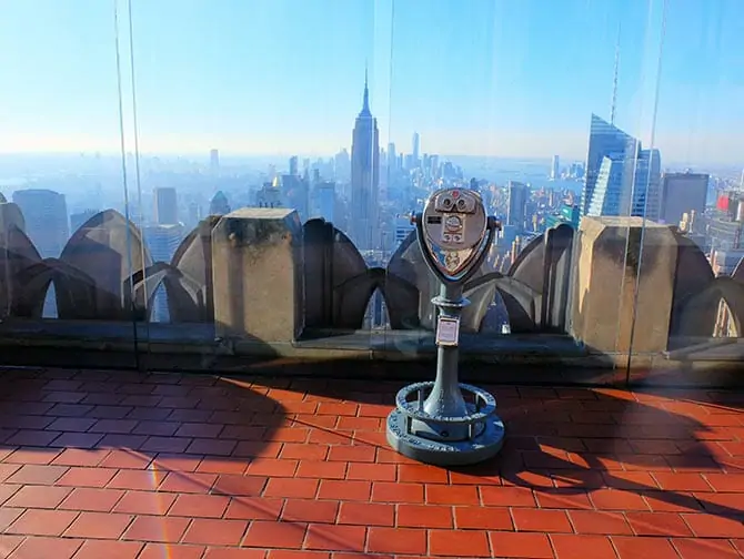 Giorno di Capodanno a New York - Top of the Rock al tramonto