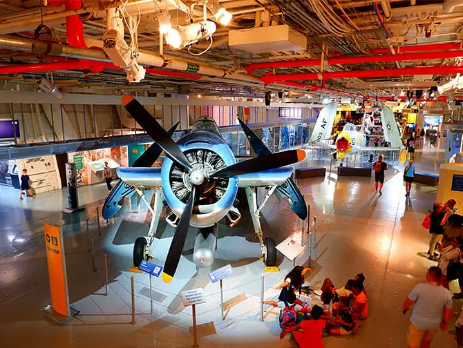 Intrepid Museum di New York - All'interno del museo