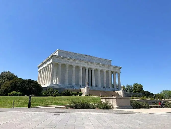 Da New York a Washington D.C. gita in bus- Lincoln Memorial