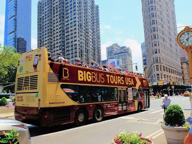 Autobus turistico a New York