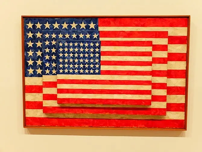 Whitney Museum di New York - Jasper Johns Flag