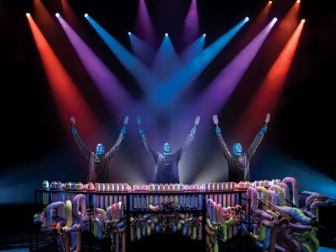 Biglietti per Blue Man Group a New York - Batteria