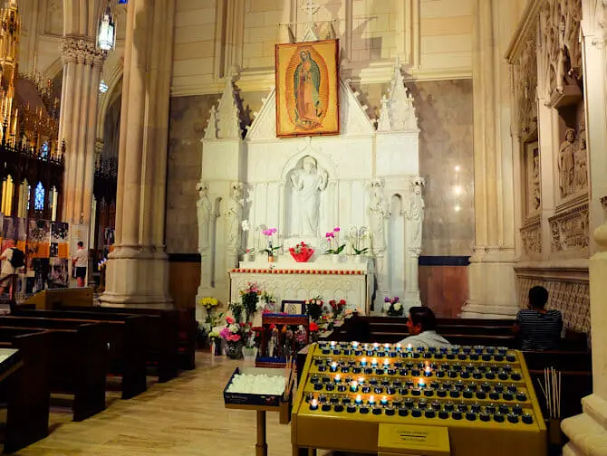La cattedrale di San Patrizio a New York - Altare