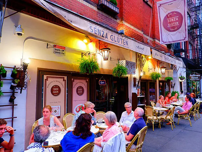 Mangiare senza glutine a New York