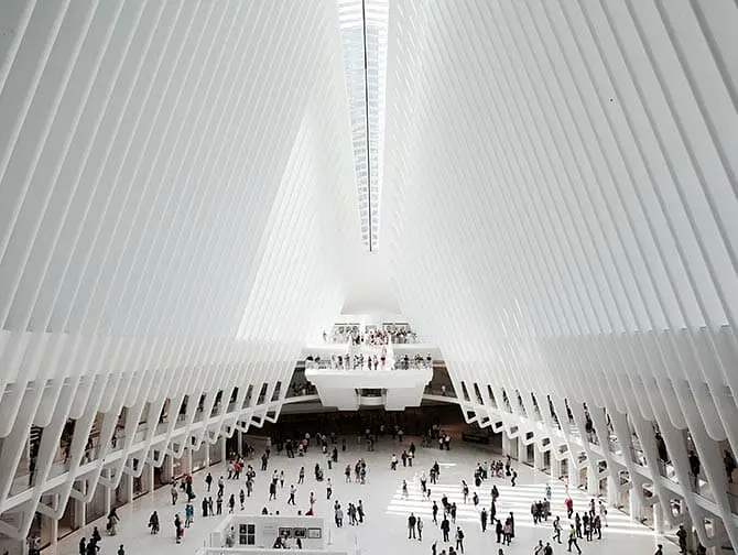 Centro Commerciale Westfield World Trade Center a New York - Architettura