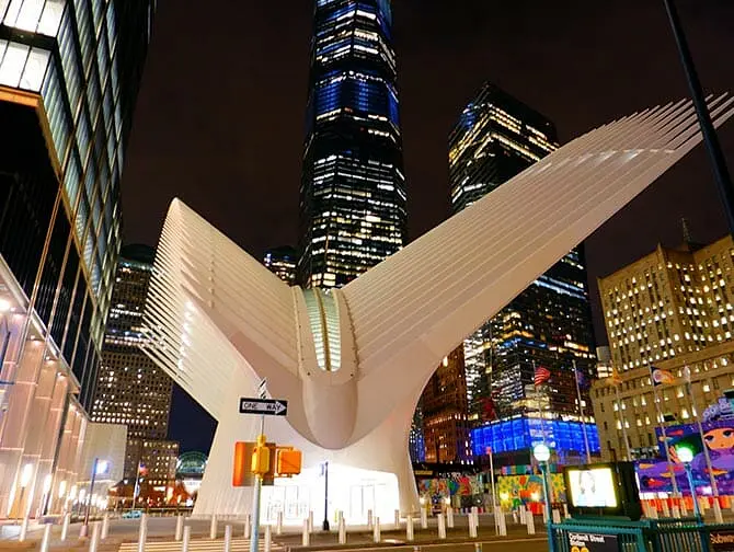Centro Commerciale Westfield World Trade Center a New York - Oculus
