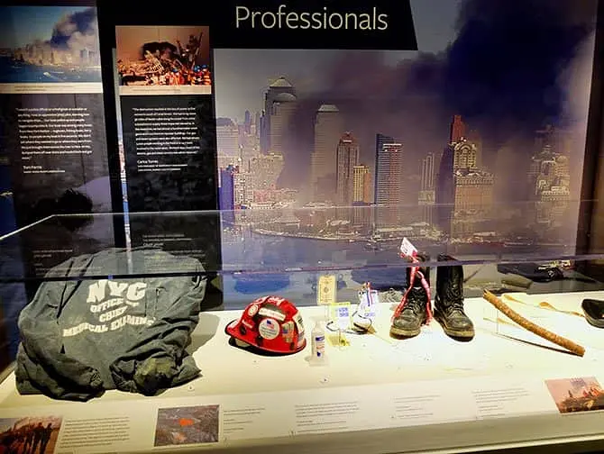 911 Tribute Museum a New York - Oggetti