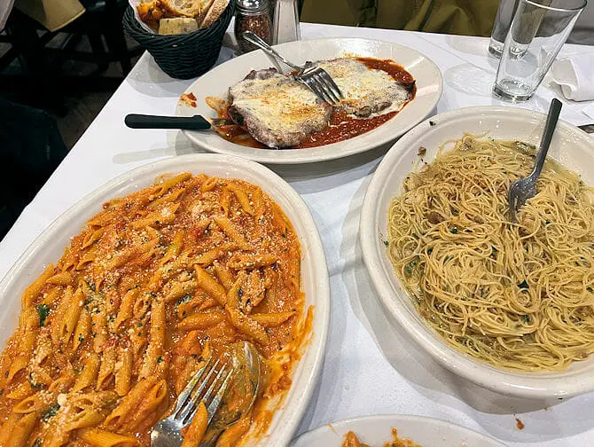 Carmine’s Ristorante per Famiglie a New York - Penne alla Vodka