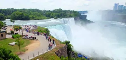 Cascate del Niagara in aereo