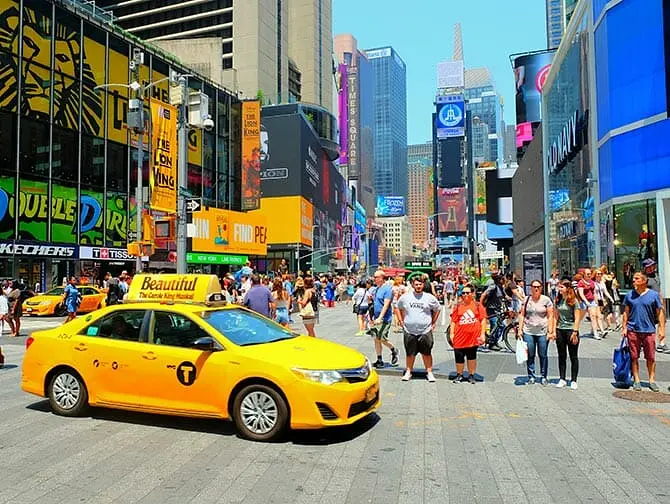 Tour dei supereroi a New York - Times Square