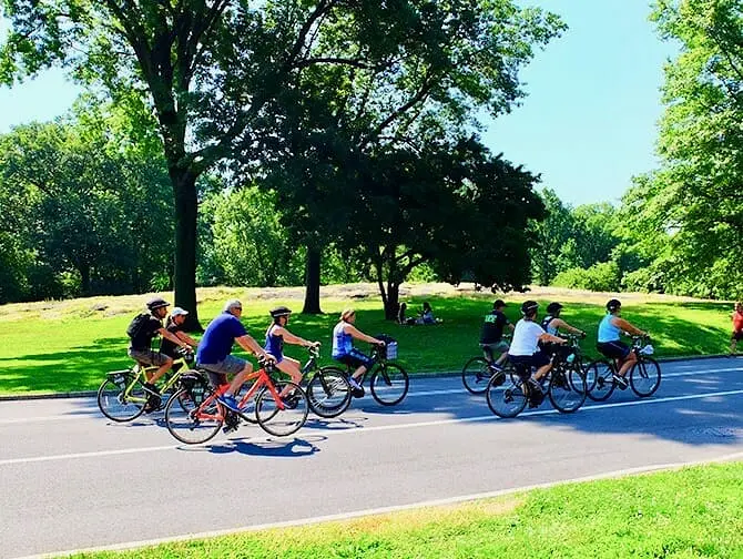 Gita Ecologica New York Andare in Bicicletta a Central Park