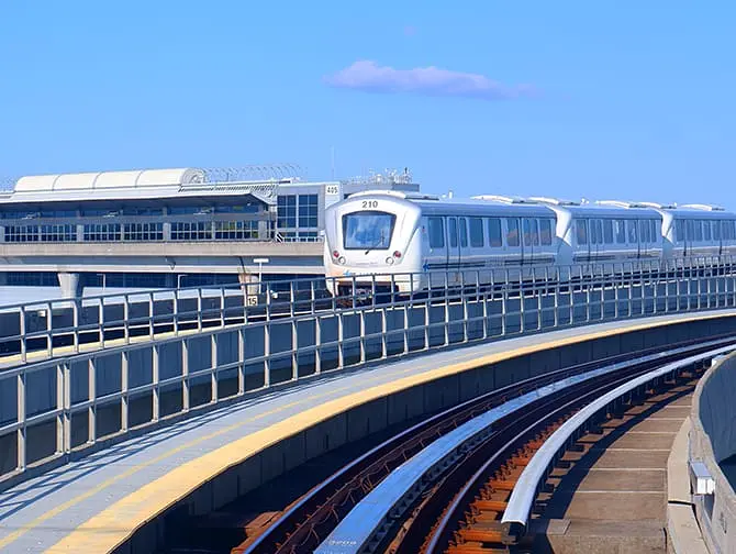 JFK AirTrain a New York