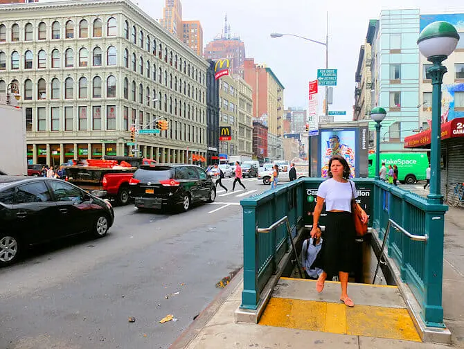 La metro di New York - Canal Street