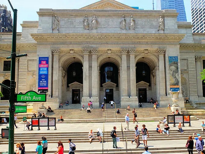 Locations cinematografiche a New York - The Day After Tomorrow Public Library