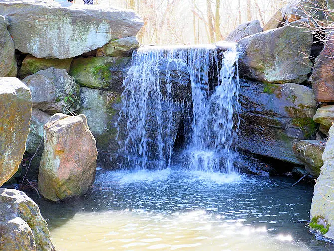 Central Park a New York - Cascata