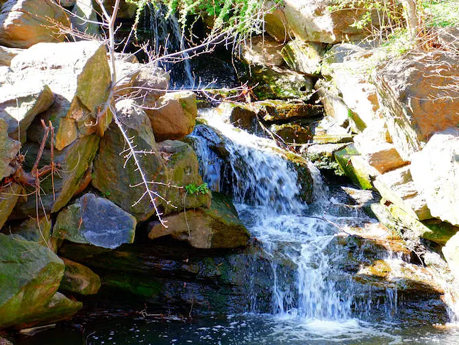 Central Park a New York - Cascate