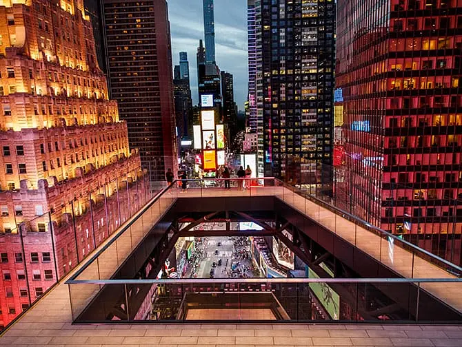Biglietti per l'osservatorio One Times Square Skywalk