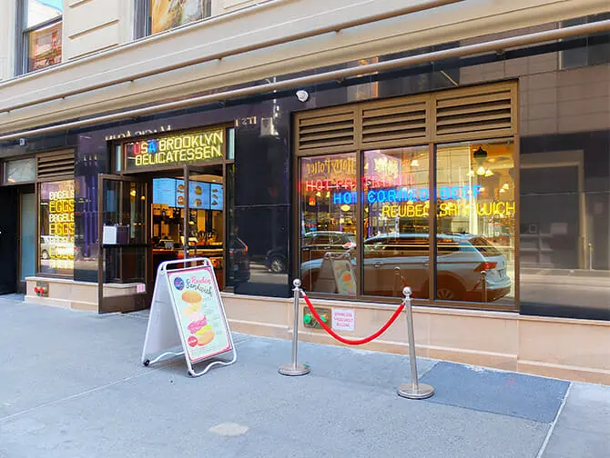 Colazione a New York - USA Brooklyn Delicatessen 