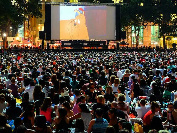 Bryant Park a New York - Film gratuito