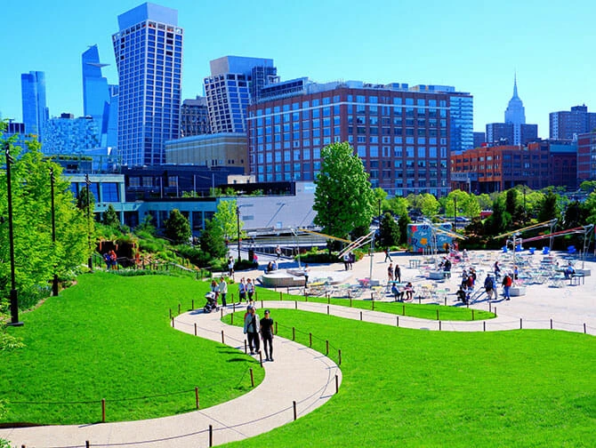Hudson River Park a New York - Vista Little Island
